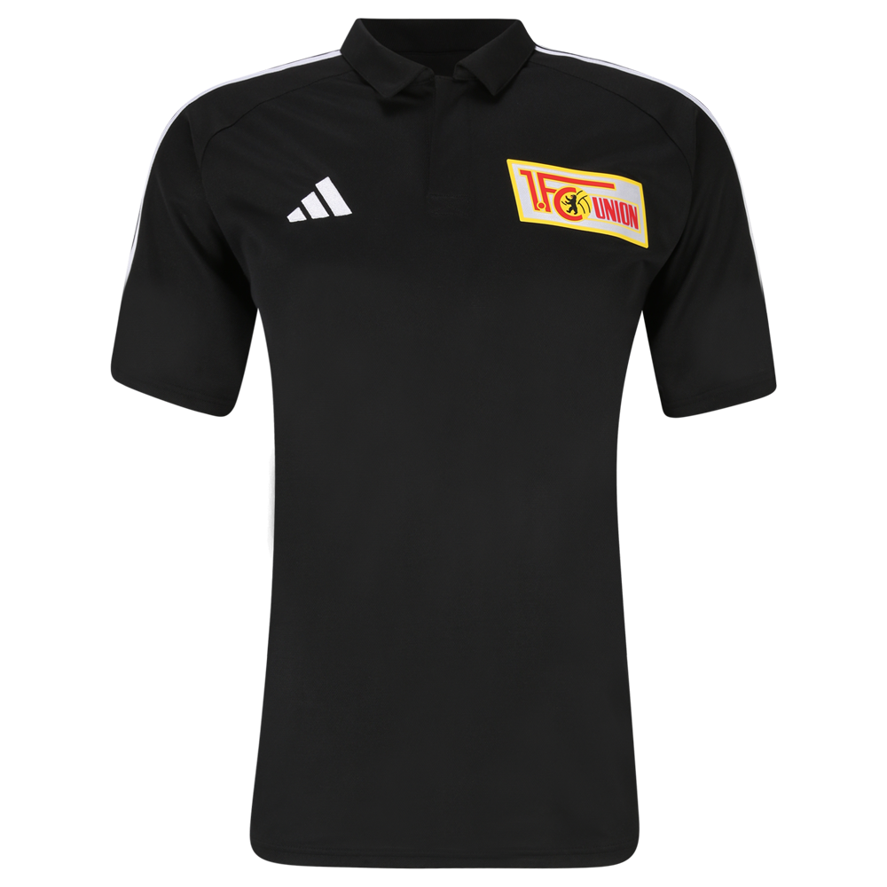 Adidas Poloshirt - schwarz Team 23/24
