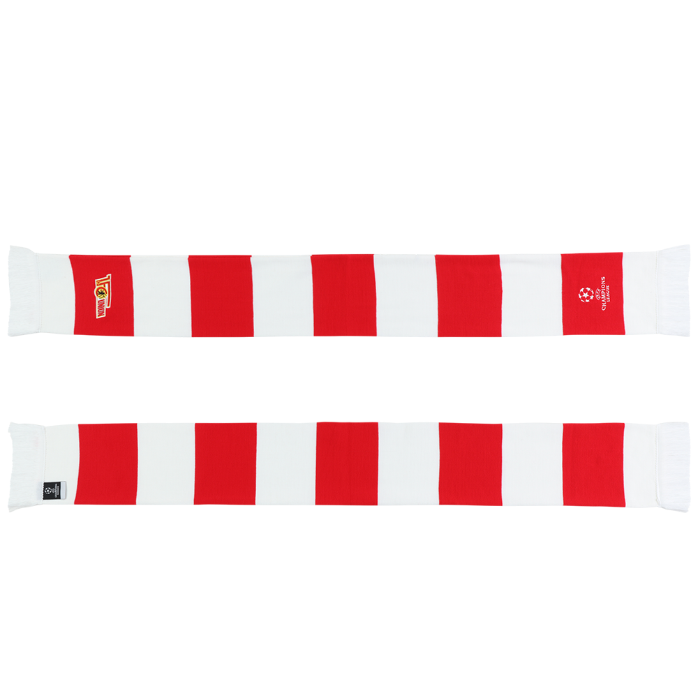 Schal Champions League Blockstreifen - rot/weiß