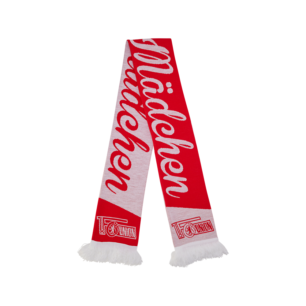 Schal Eisernes Mädchen - rot/weiß