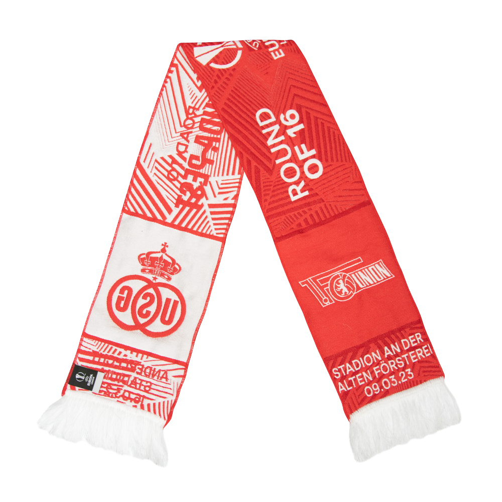 Schal UEFA Achtelfinale - rot 22/23