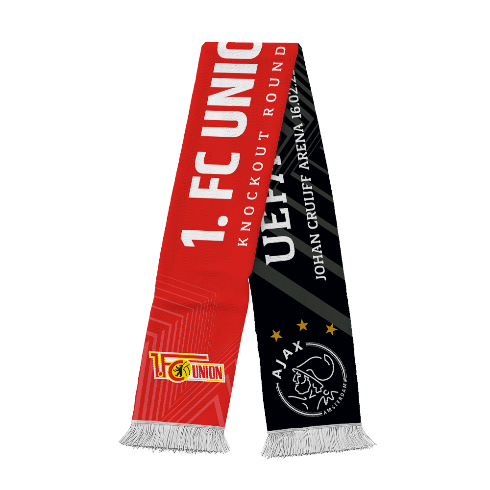 Schal UEFA EL Play-Off - rot/schwarz