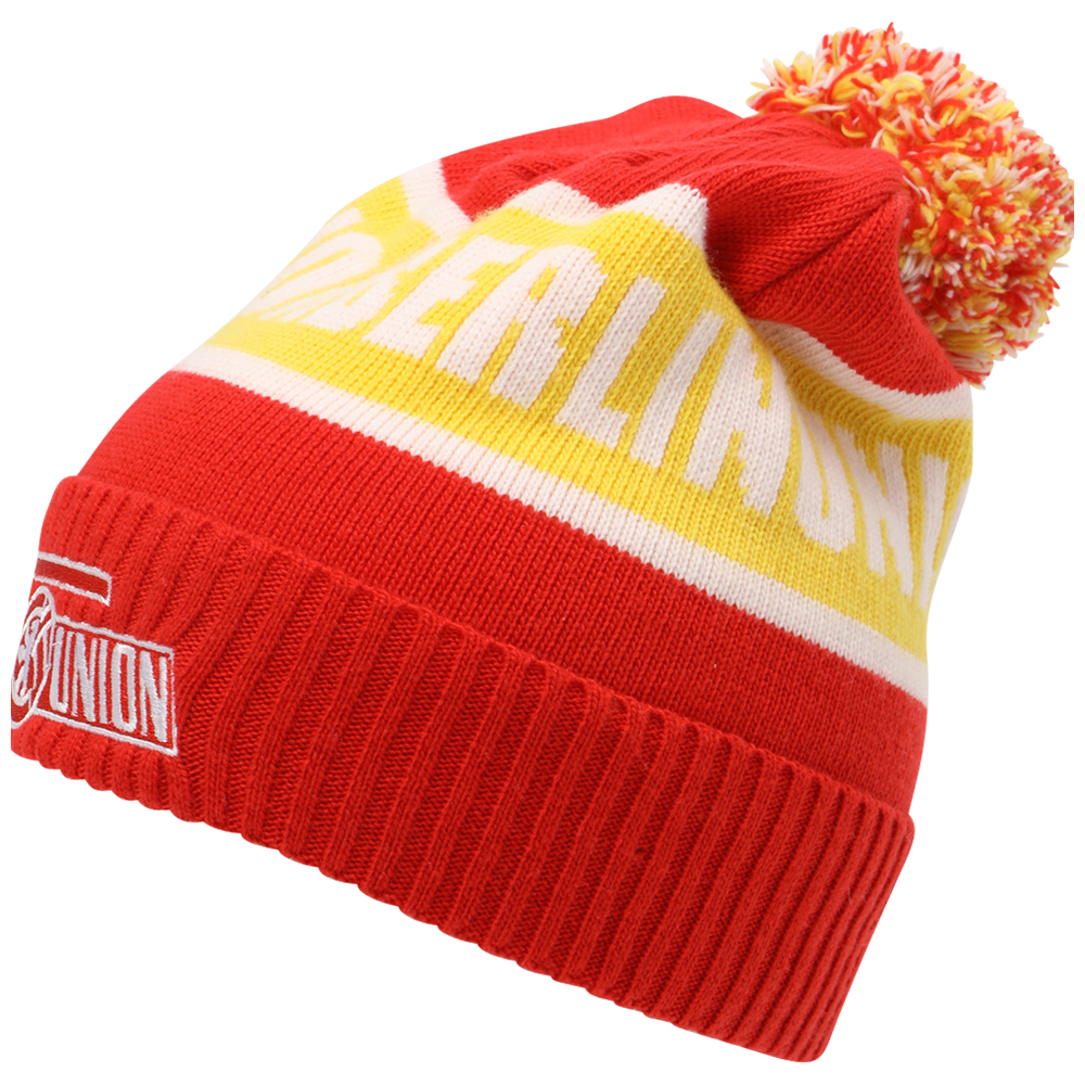 Bommelmütze Union Berlin - rot/gelb