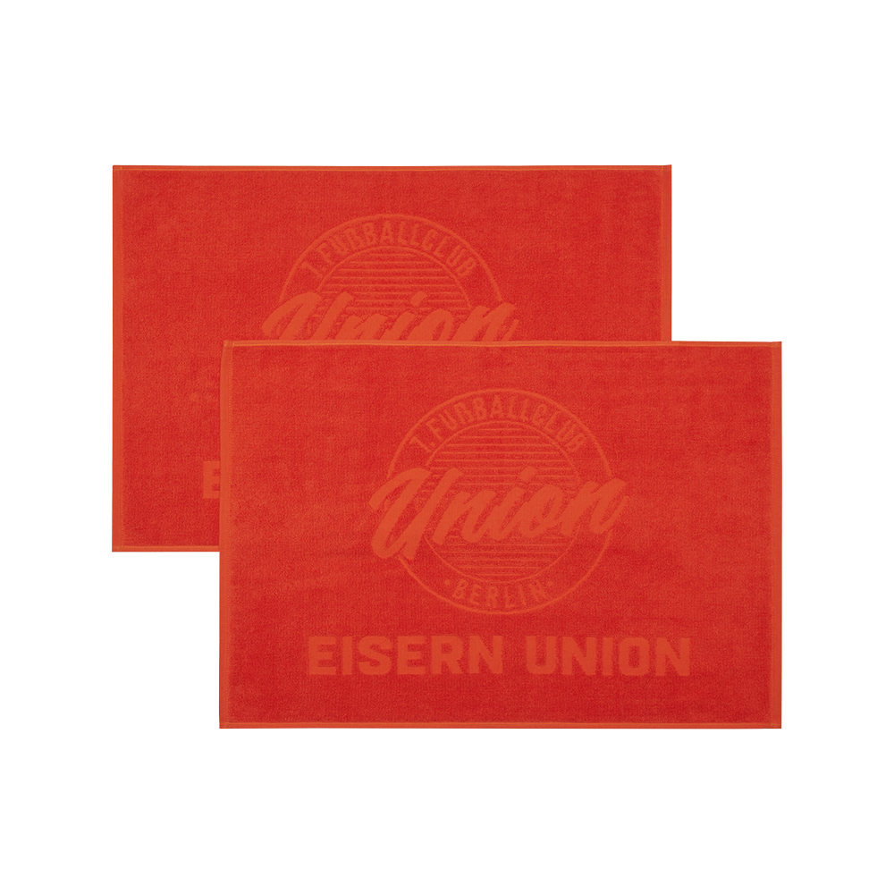 Duschvorleger 2er Set - rot 50 x 70 cm