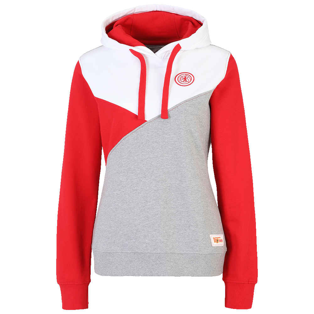 Frauen Kapuzenpullover Blockstreifen UNVEU