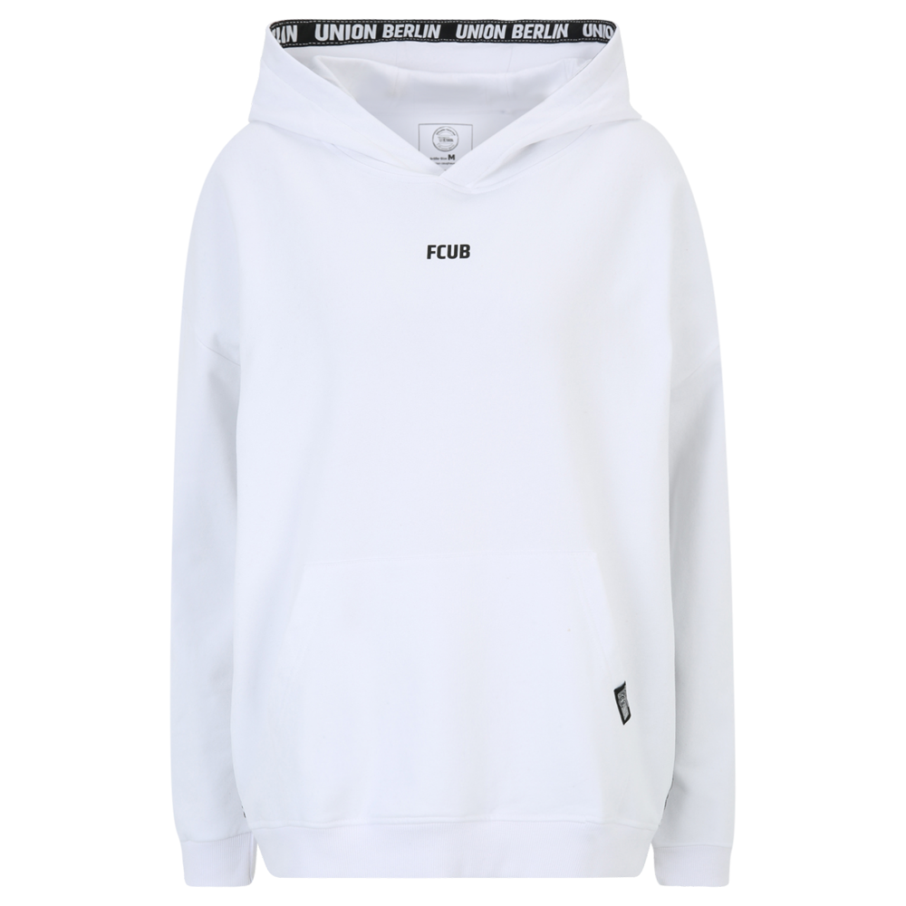 Frauen Kapuzenpullover FCUB oversized - weiß