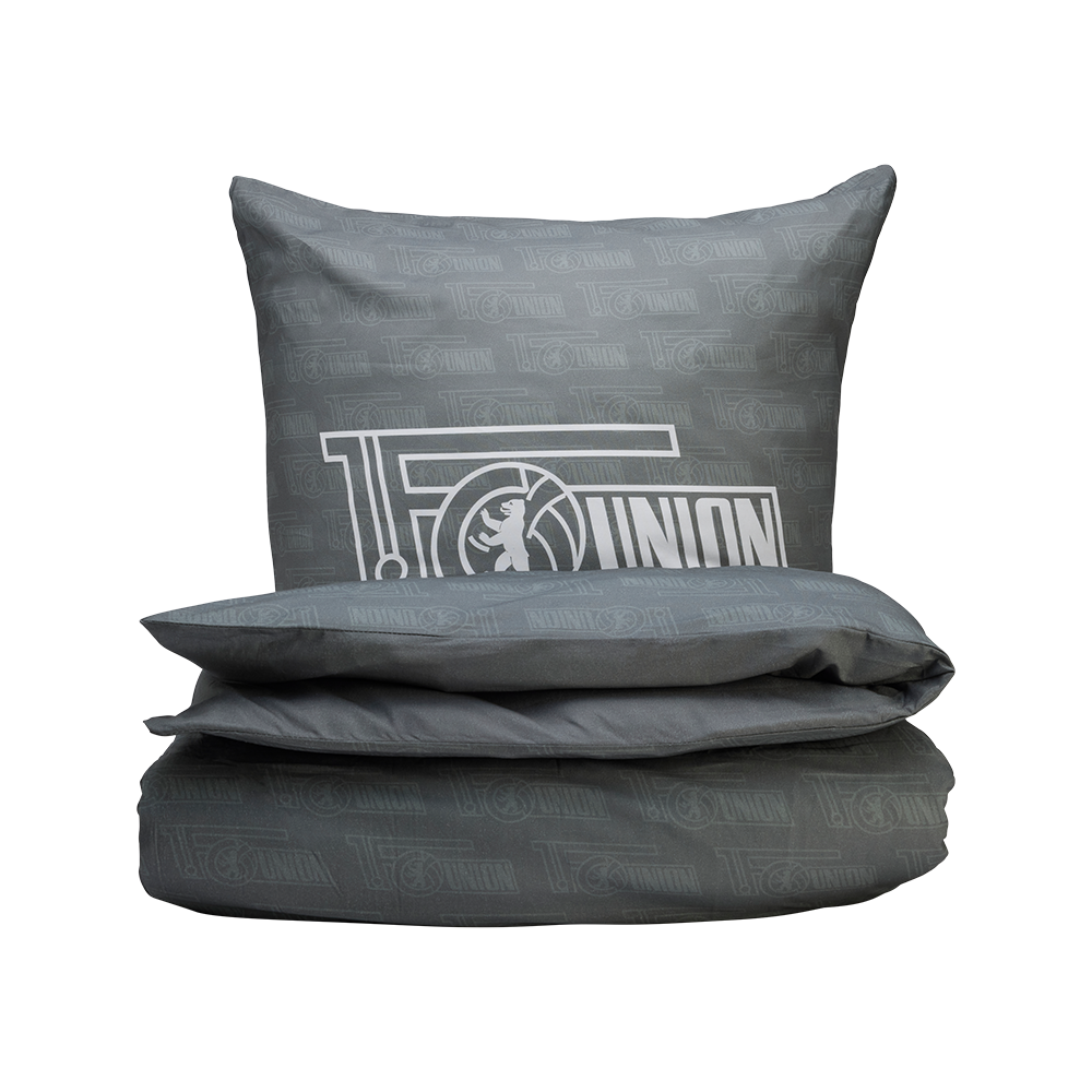 Wendebettwäsche Logo - grau