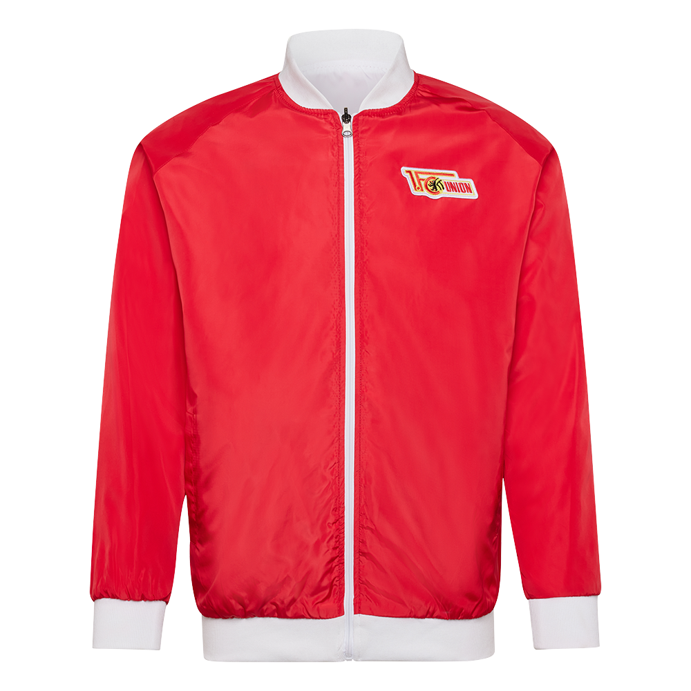 Wendejacke - rot-weiß