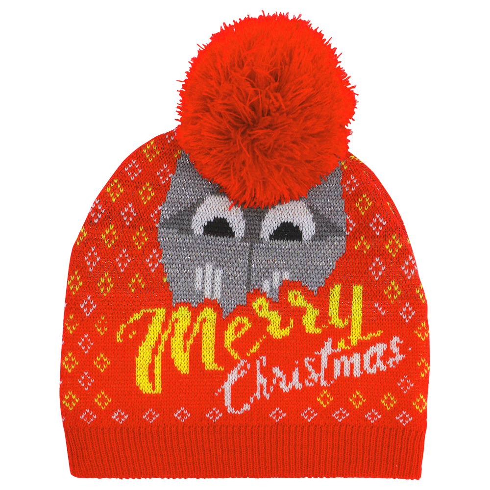 Wintermütze Merry Christmas