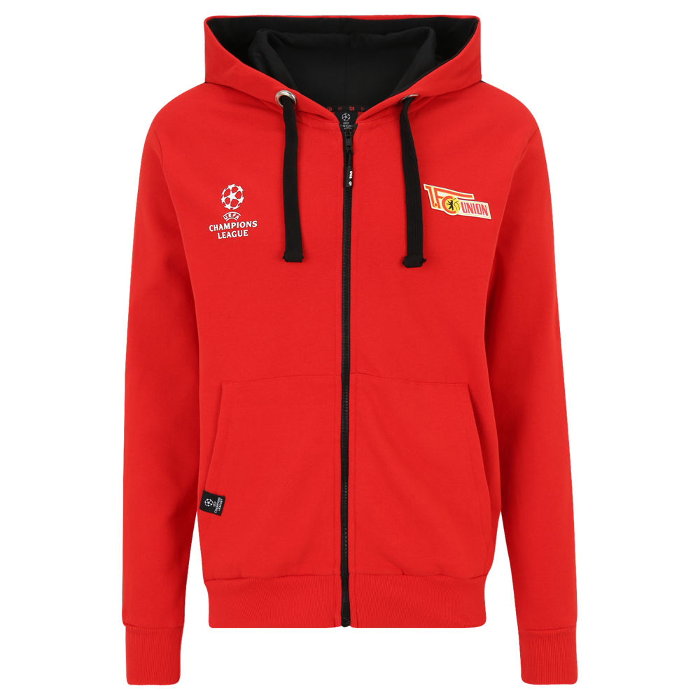 Kapuzenjacke Champions League Logo - rot