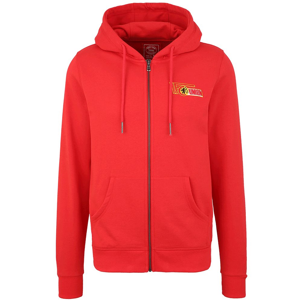 Kapuzenjacke Logo - rot