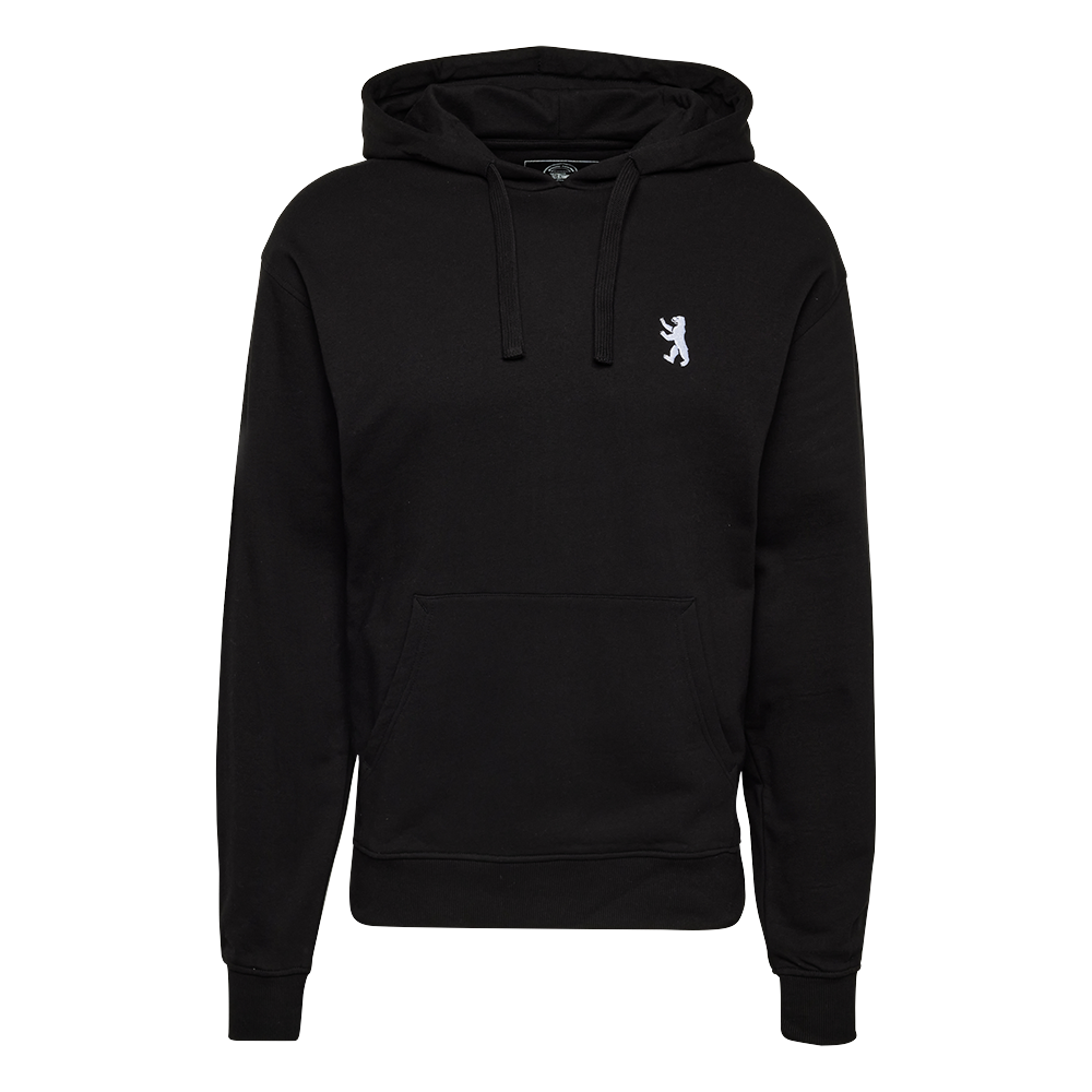 Kapuzenpullover Bär - schwarz