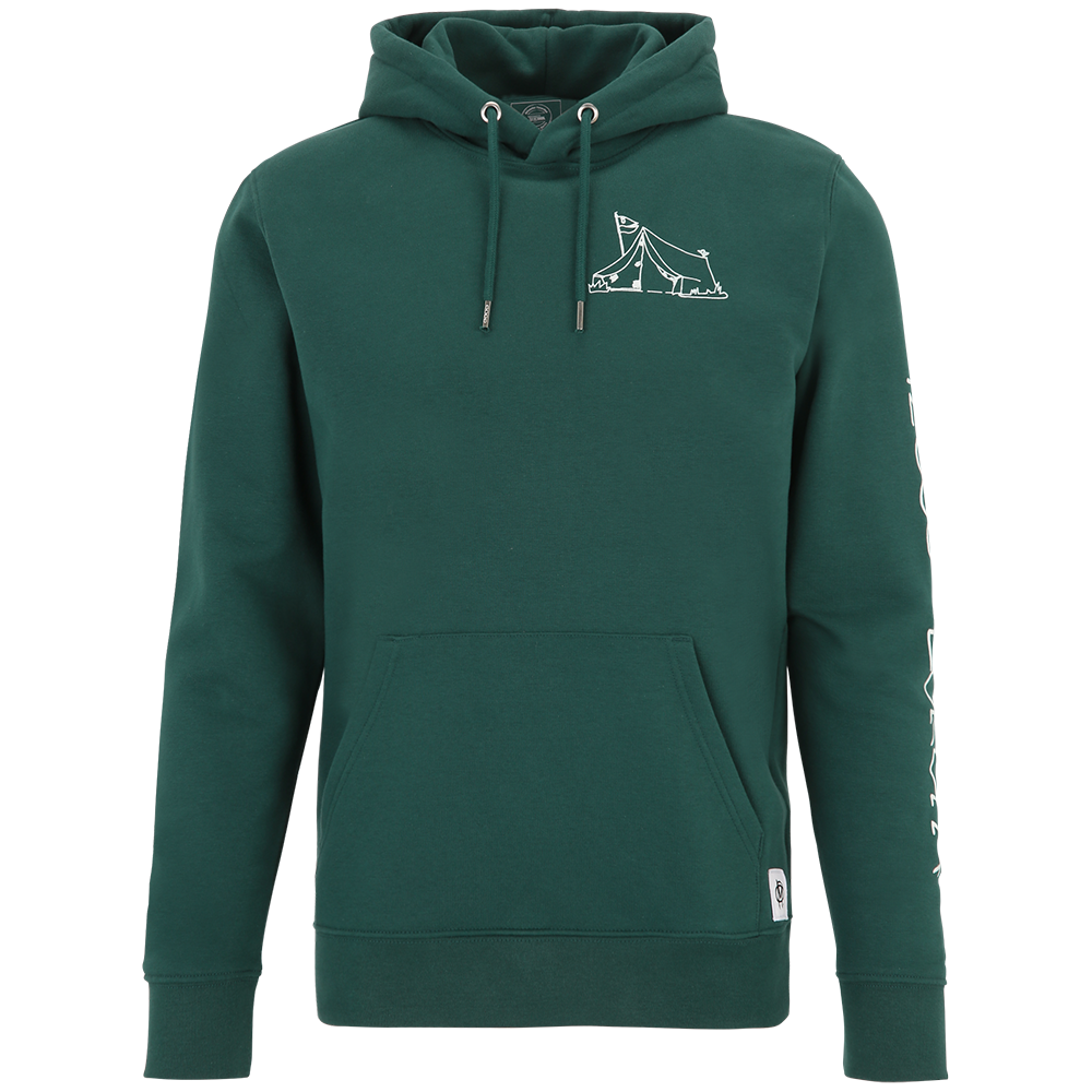 Kapuzenpullover Camping - grün