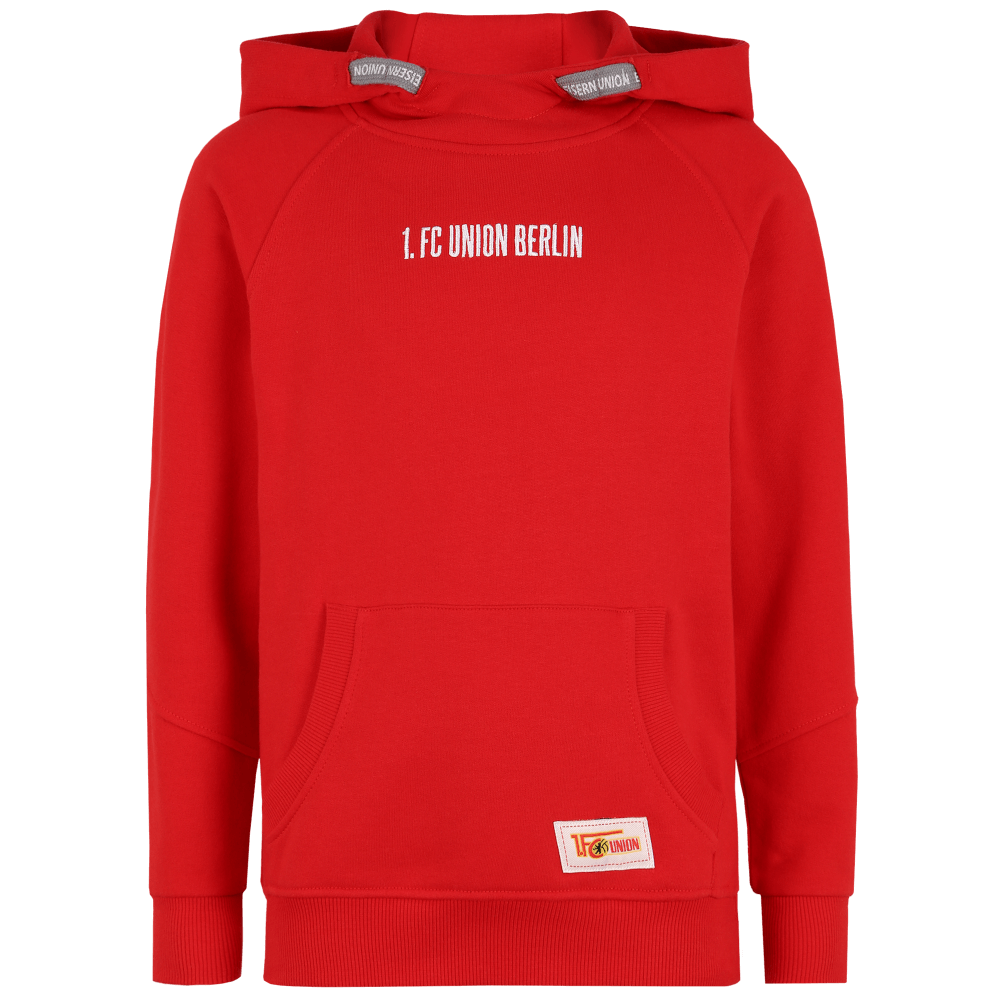 Kinder Kapuzenpullover 1. FC Union - rot
