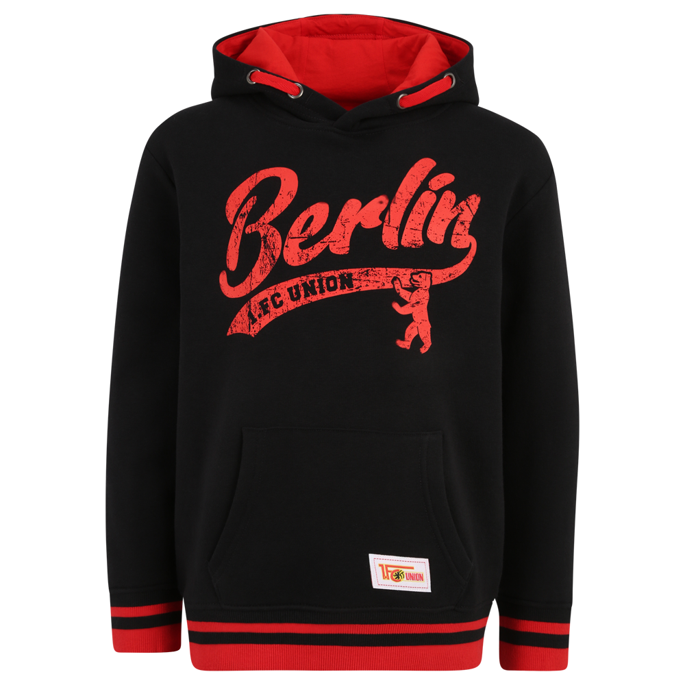 Kinder Kapuzenpullover Berlin - schwarz