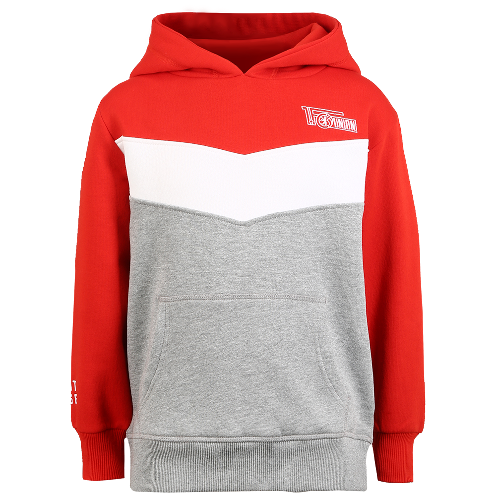 Kinder Kapuzenpullover Blockstreifen