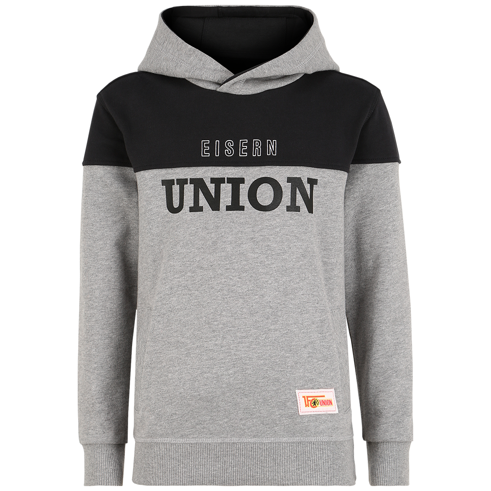 Kinder Kapuzenpullover Eisern - grau
