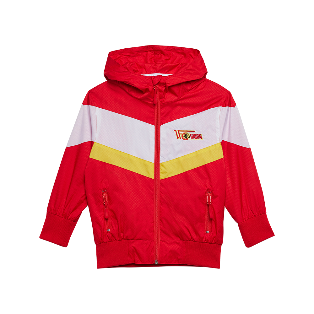 Kinder Stadionjacke rot - Logo