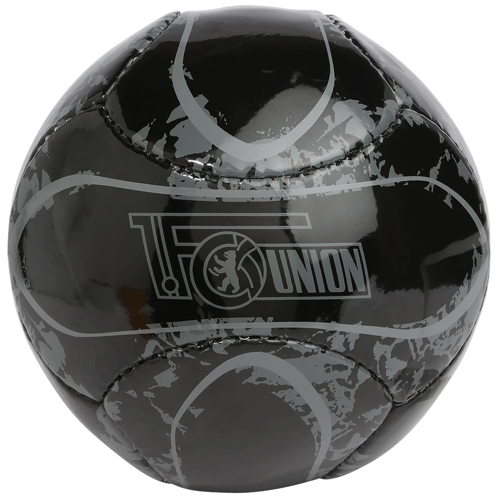 Mini Fußball Logo - grau/schwarz