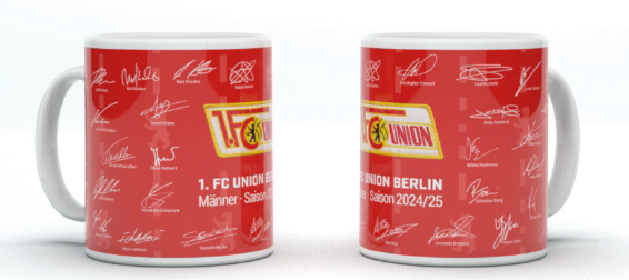 Tasse - Autogramme Männer 24/25