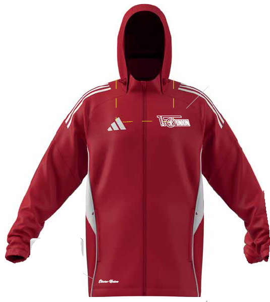 adidas Alwetterjacke rot - Team 25/26