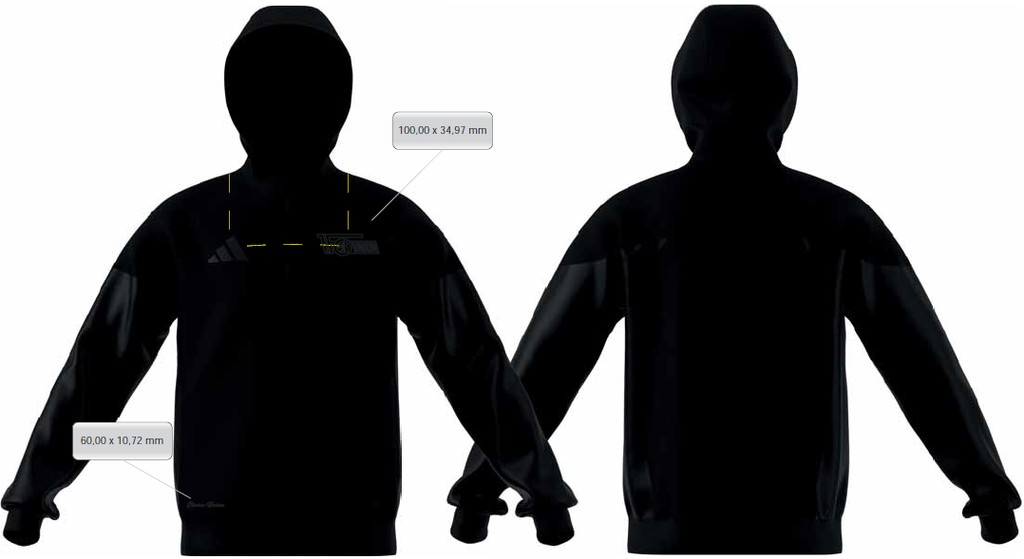 adidas Ausgehjacke schwarz - Team 25/26 