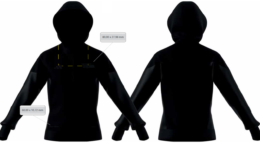 Adidas Frauen Ausgehjacke schwarz - Team 25/26 