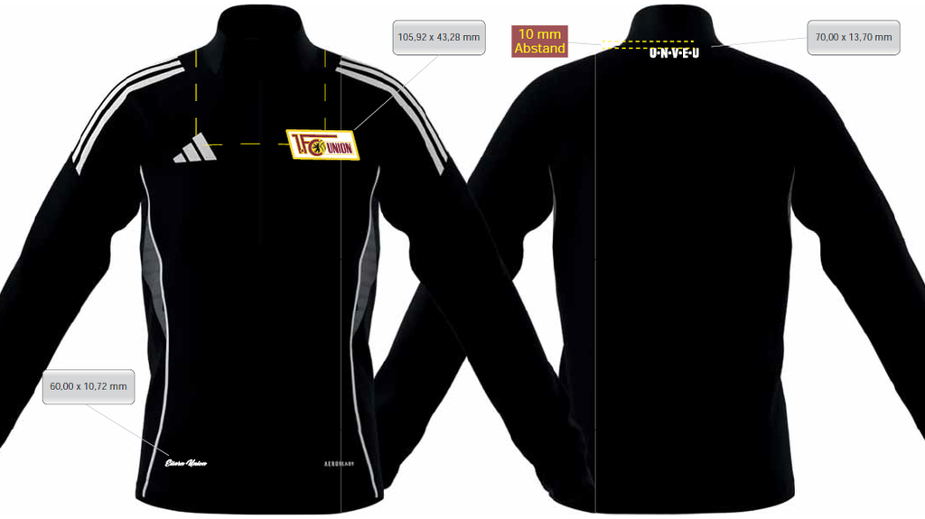 Adidas Kinder Trainingsjacke schwarz - Team 25/26