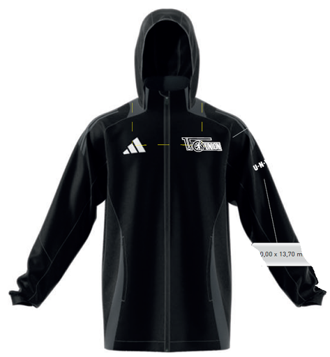 [UB332444] Adidas Allwetterjacke - schwarz Team 24/25