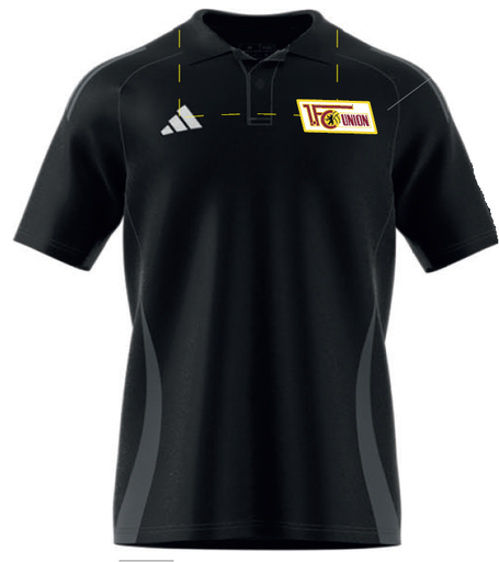 [UB332442] Adidas Poloshirt - schwarz Team 24/25
