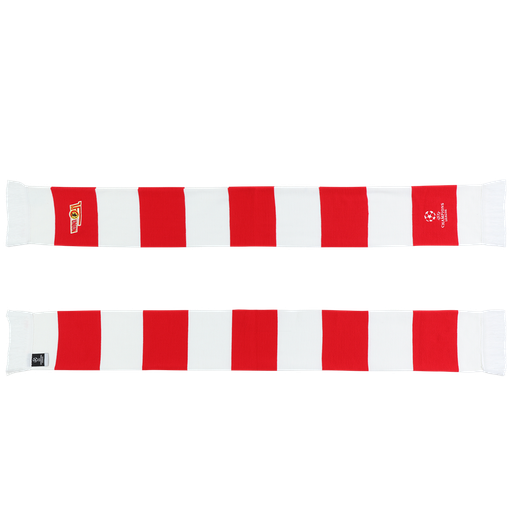 [UB242383] Schal Champions League Blockstreifen - rot/weiß