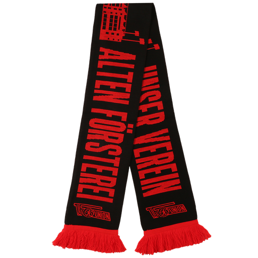 [UB242103] Schal Stadion - schwarz