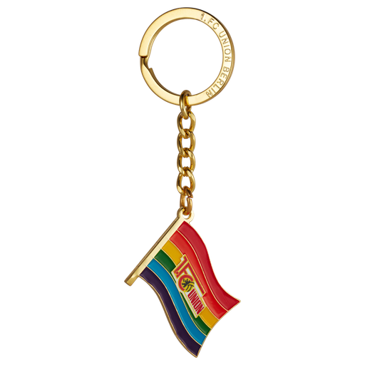 [UB142203] Schlüsselanhänger Fahne Regenbogen