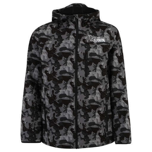[UB052214] Softshelljacke Camouflage - Logo