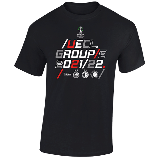 [UB012196] T-Shirt UECL Gruppe E - schwarz