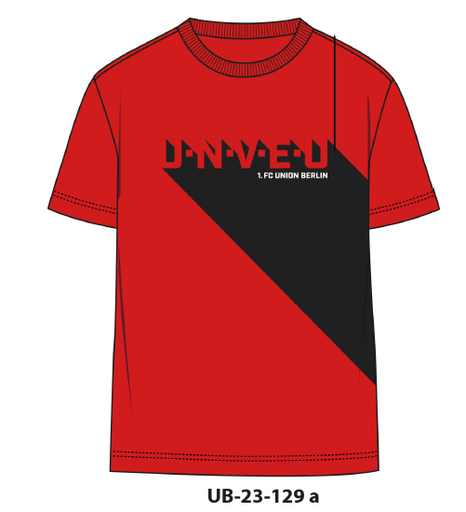 [UB012450] T-Shirt UNVEU - rot