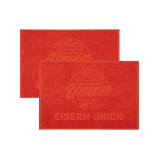 [UB132315] Duschvorleger 2er Set - rot 50 x 70 cm