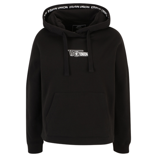 [UB062201] Frauen Kapuzenpullover Logo - schwarz