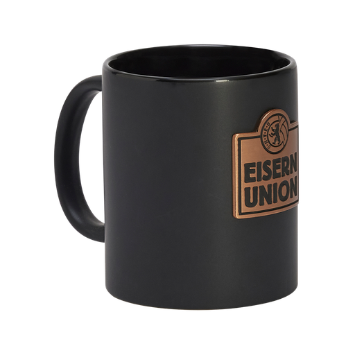[UB112213] Tasse schwarz - Metall Logo