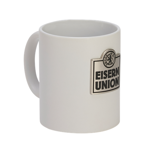 [UB112214] Tasse weiß - Metall