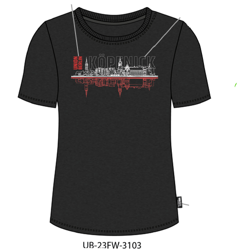 [UB022403] Frauen T-Shirt Köpenick - schwarz