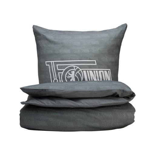 [UB132205] Wendebettwäsche Logo - grau