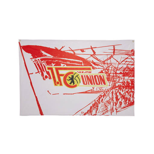 [UB262201] Zimmerfahne Stadion 100 x 150 cm