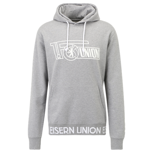 [UB052210] Kapuzenpullover Logo - grau