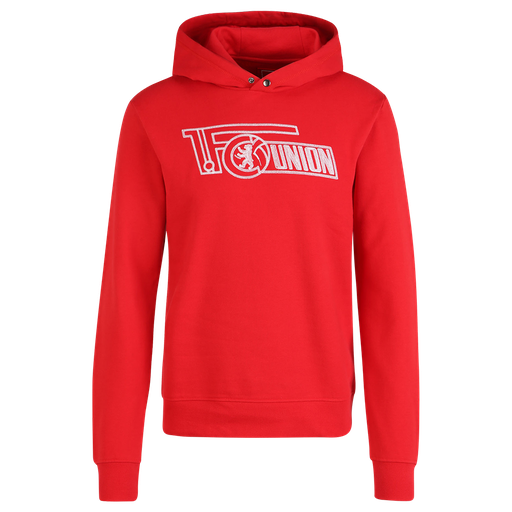 [UB052109] Kapuzenpullover Loop Logo - rot