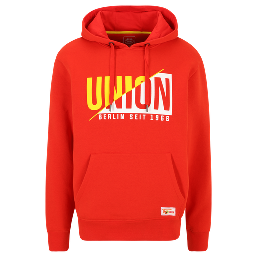 [UB052302] Kapuzenpullover Union - rot