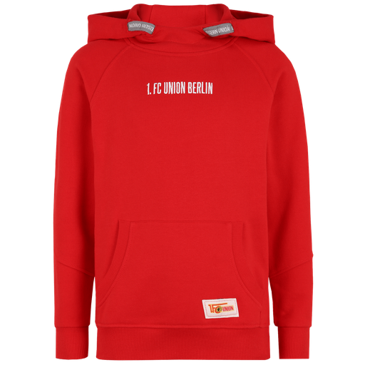 [UB072007] Kinder Kapuzenpullover 1. FC Union - rot