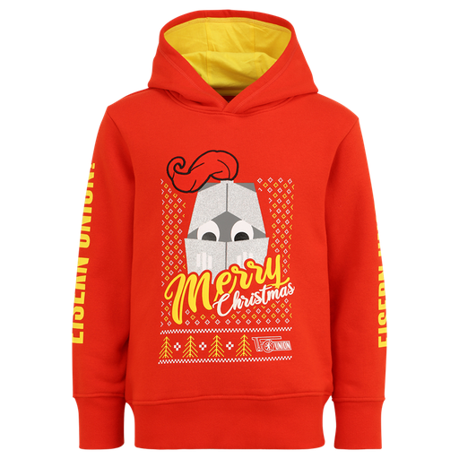 [UB072109] Kinder Kapuzenpullover Merry Christmas - rot