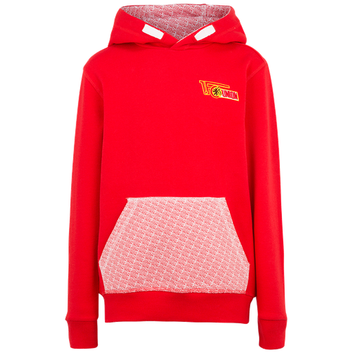 [UB072009] Kinder Kapuzenpullover Streu - rot