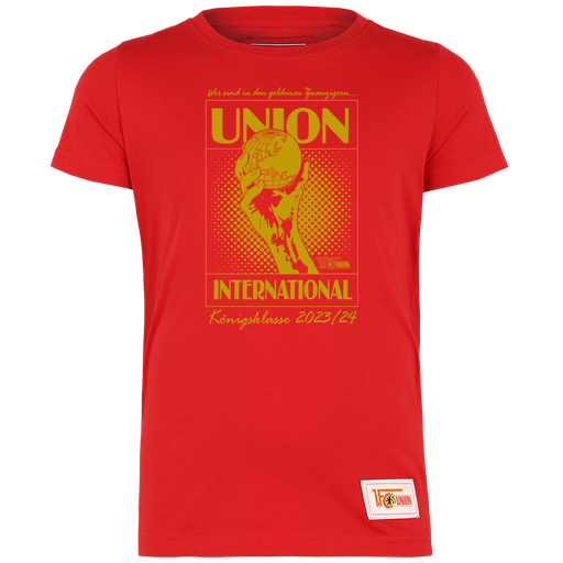[UB032318] Kinder T-Shirt Königsklasse - rot