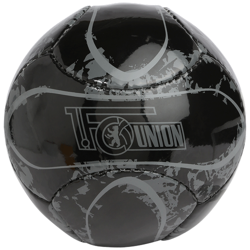 [UB102104] Mini Fußball Logo - grau/schwarz
